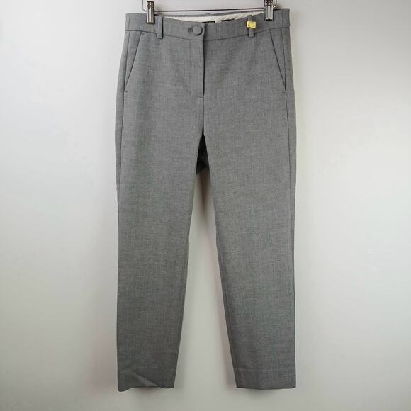 J.Crew SZ 6 2 PC Regent Blazer & Matching SZ 6 Cameron High Rise Pants In Gray - Picture 5 of 8